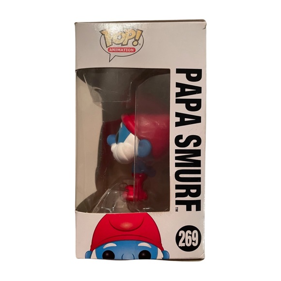 VAULTED Funko Pop - The Smurfs , Papa Smurf #269 - Picture 3 of 8